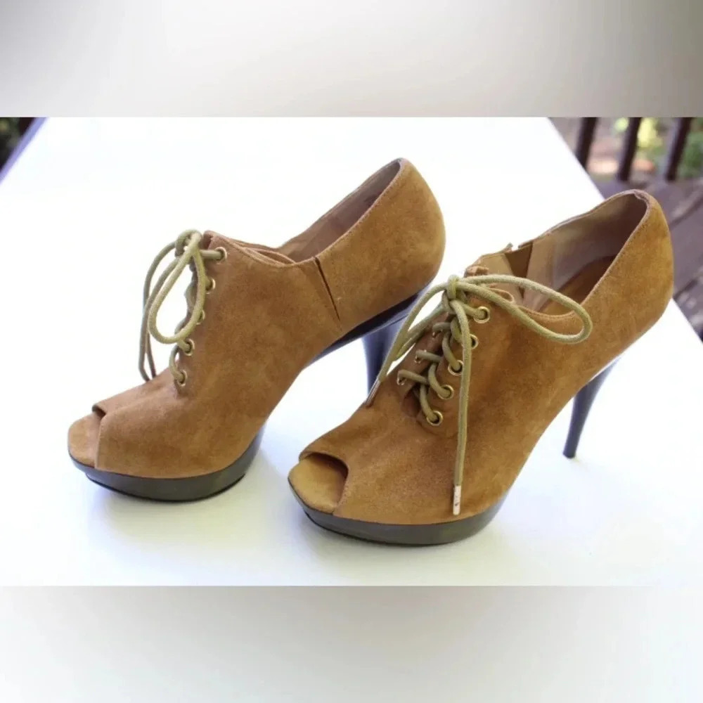 Michael Kors peep toe booties - Picture 12 of 15
